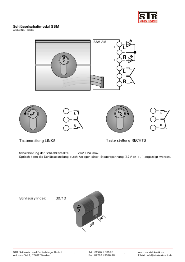 SSM Schlüsselschaltmodul 