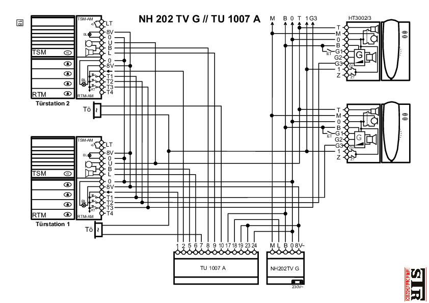 NH202TVG mit TU1007A Schaltplan und Fehlersuche