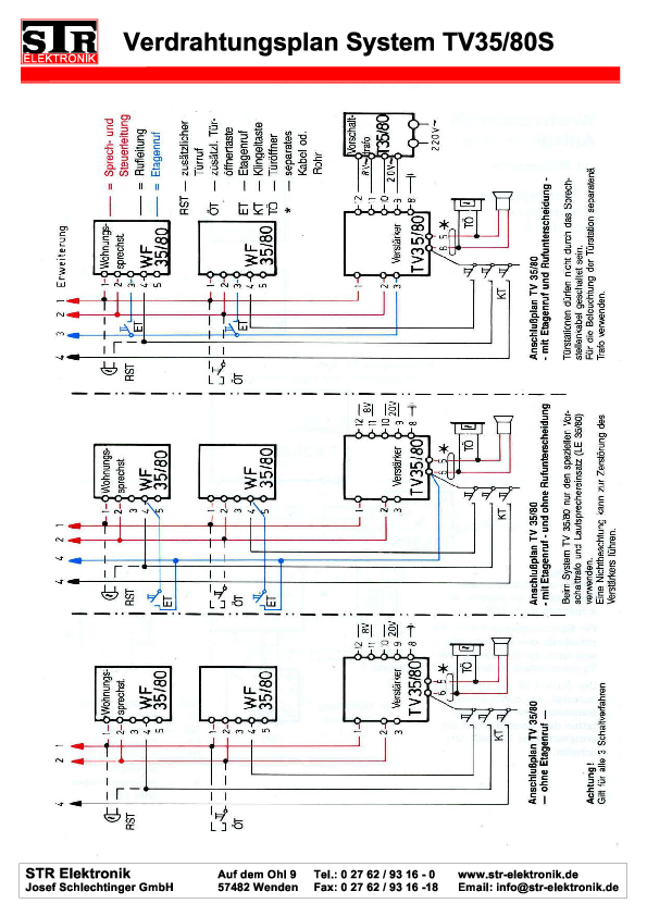 TV35/80 Schaltplan