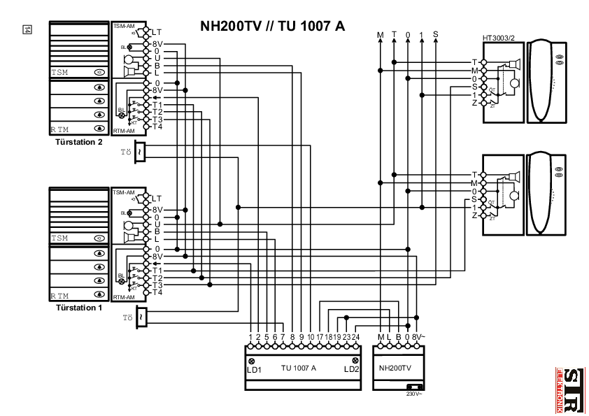 NH200TV mit TU1007A Schaltplan und Fehlersuche